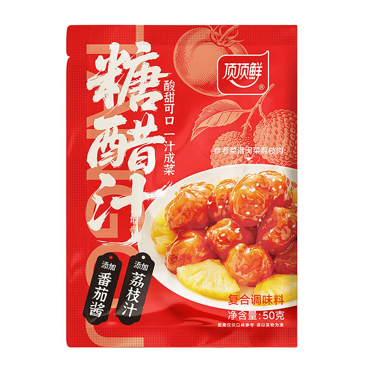 吉百年 糖醋汁 50g*5袋 250 克