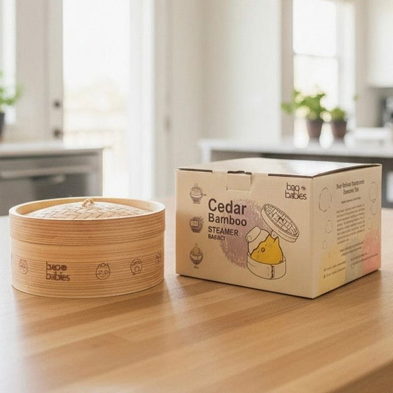 Cedar Bamboo Steamer Basket 1 lb