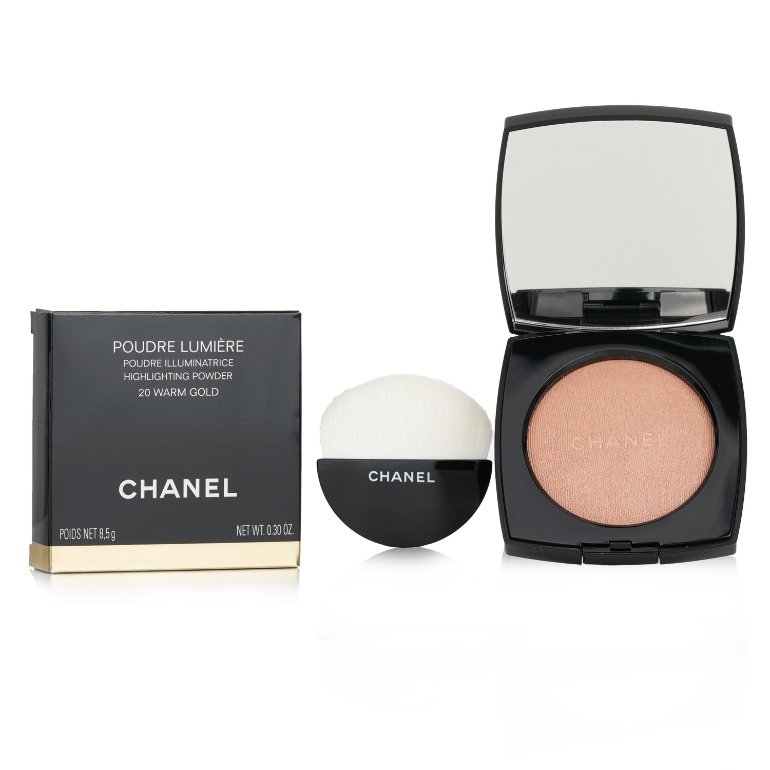 Get Chanel Poudre Lumiere Highlighting Powder - # 20 Warm Gold 8.5