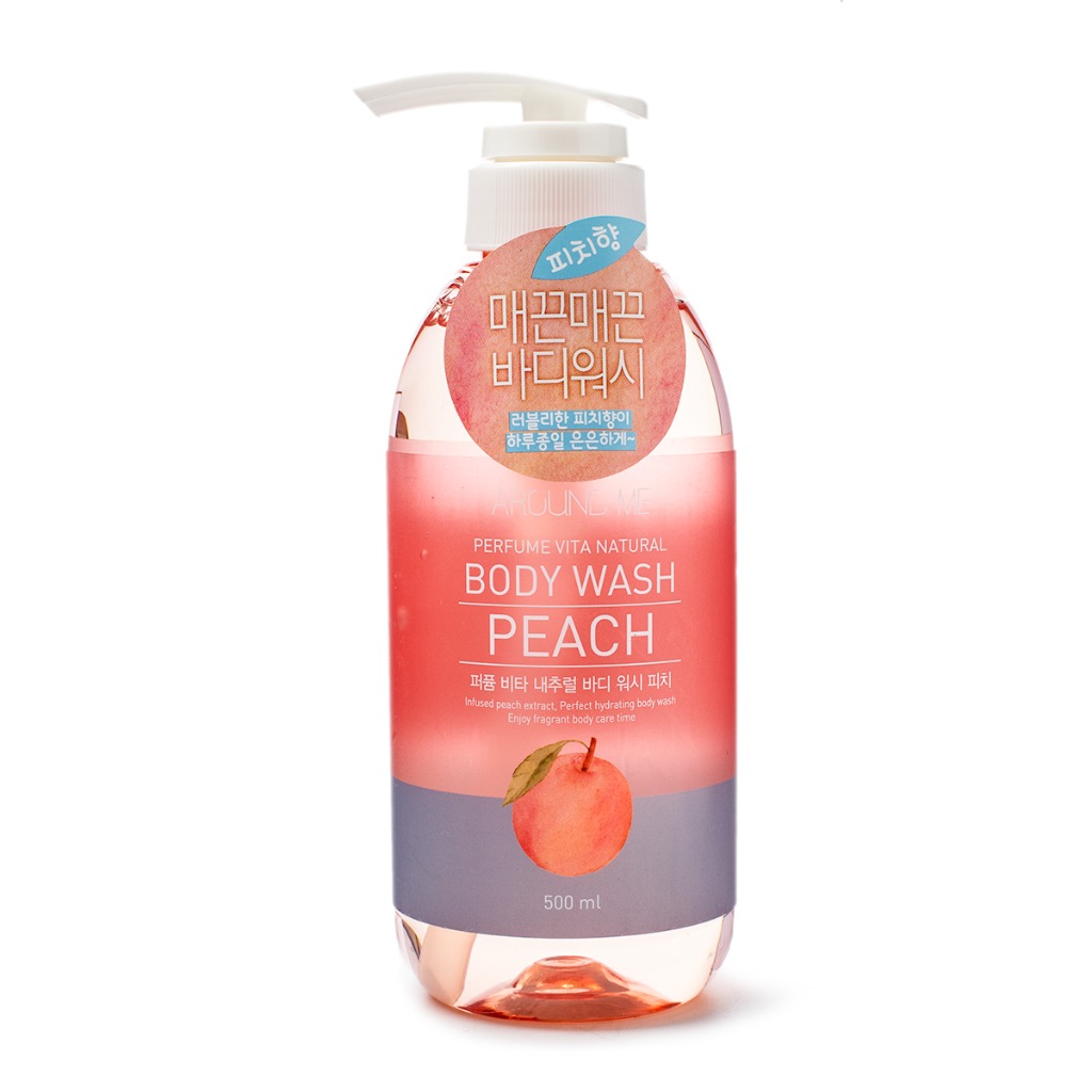 Get Around Me Natural Perfume Vita Body Wash, Peach Scent Delivered