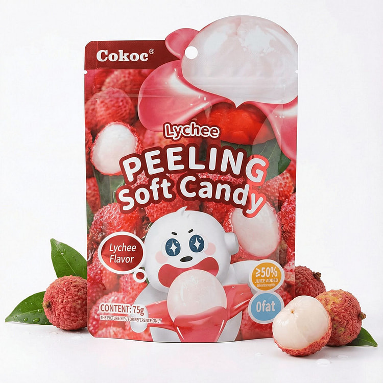 COKOC 剥皮软糖 荔枝味 75 克