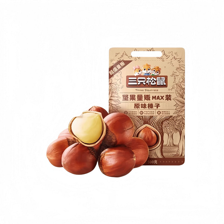 三只松鼠原味榛子坚果炒货干果120g*1包 120 克