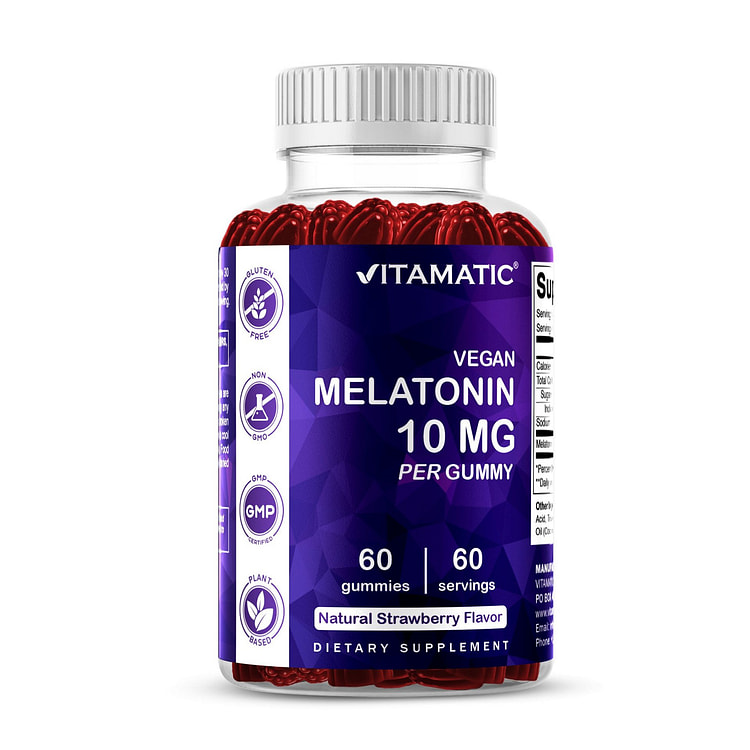 Melatonin 10mg 60 Vegan Gummies