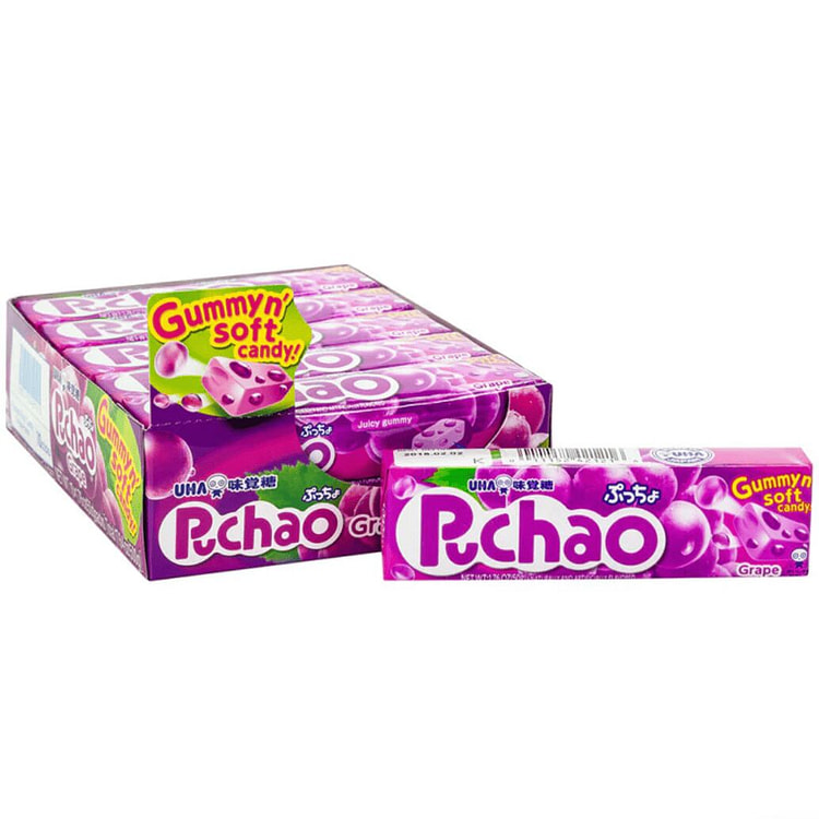 UHA Puchao Grape Candy - 10 pack