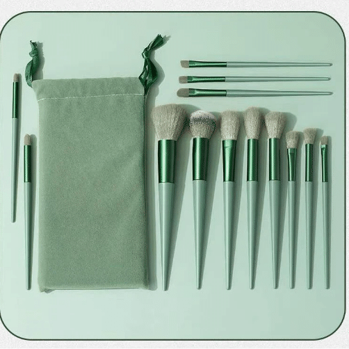 Makeup Brush Set Premium super soft for travel foundation powder concealers,cyan 1 each