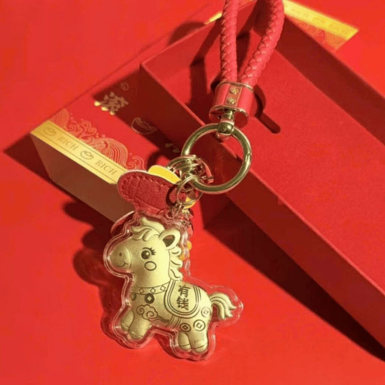 镀金马吊坠 - 全套包装盒将于1月24日到货 1 盒