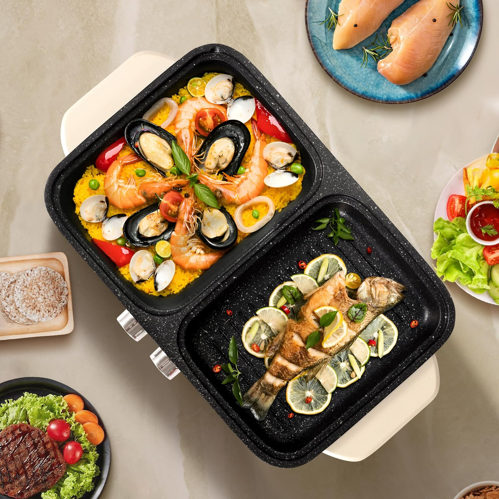 Hot Pot Electric Grill 2 in 1 Korean BBQ Grill 1 each - Weee!