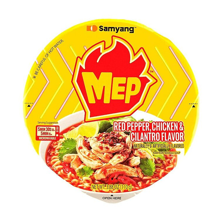 Nongshim Budae Jjigae Ramen Spicy - 101g x 6 Cups 110 g