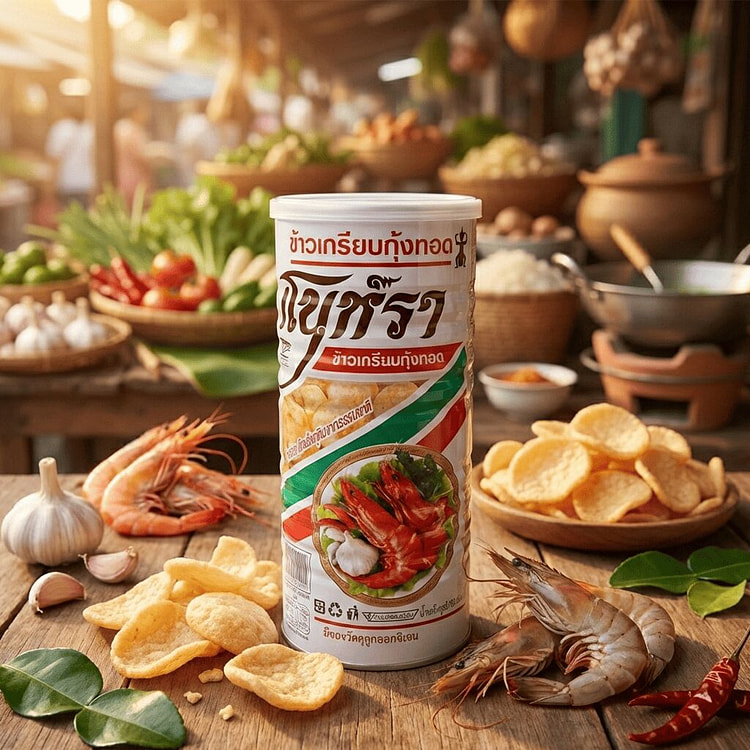 罐装炸虾片 3.17 盎司