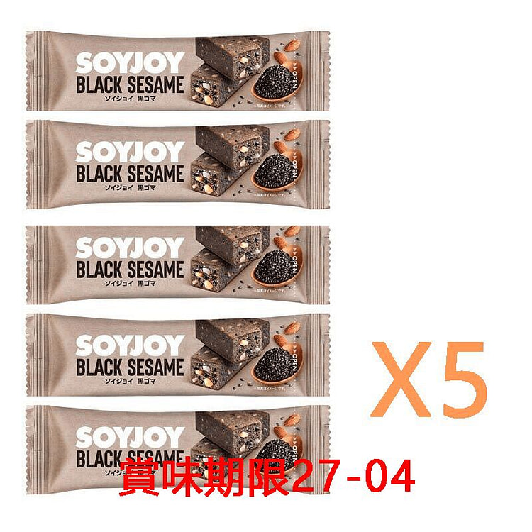 Otsuka Soyjoy Black Sesame Bar 30g*5 1 each