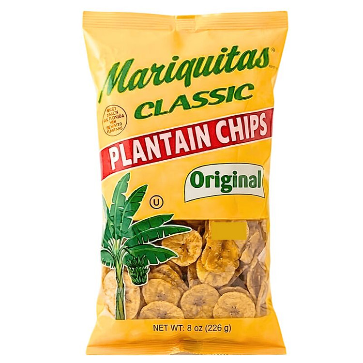 [Mariquitas] Chuối Sứ Sấy Giòn Nguyên Bản - 8oz 1 each