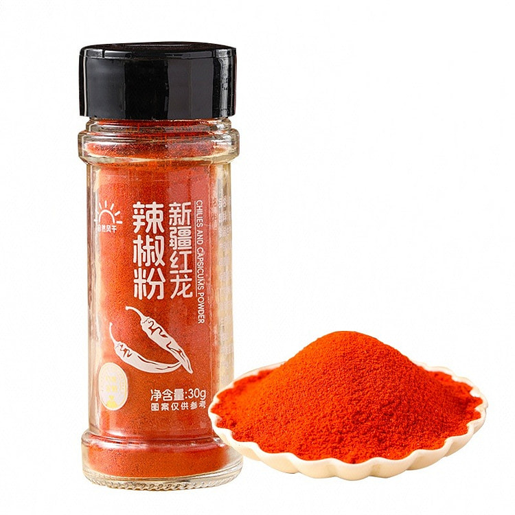 叮咚定制 新疆红龙辣椒粉 30 克