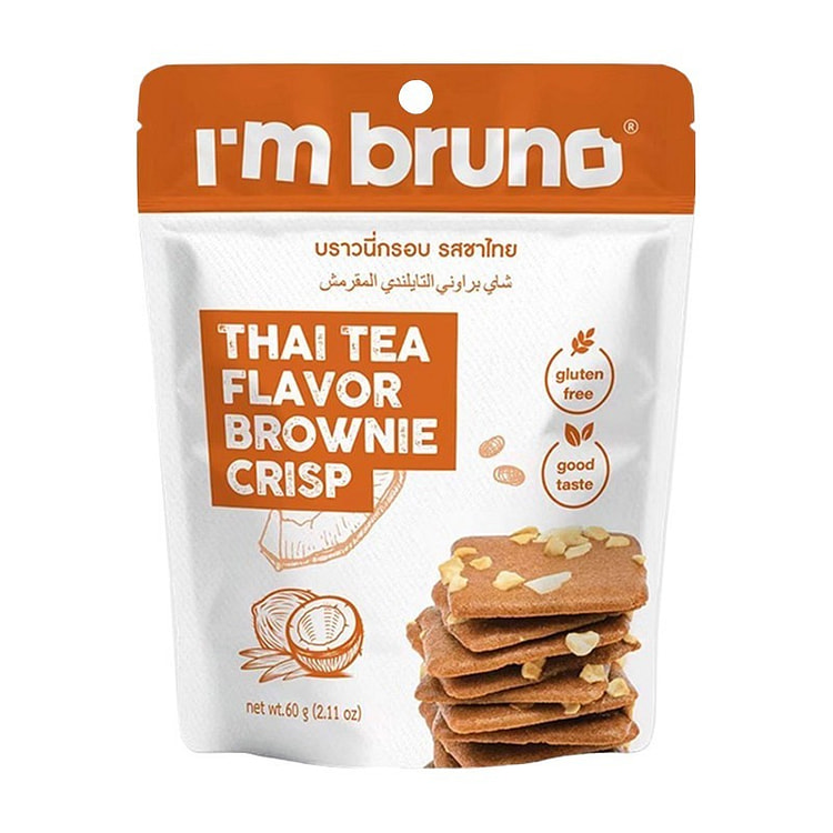 Thai imported Thai milk tea flavored nut crisps 60 g