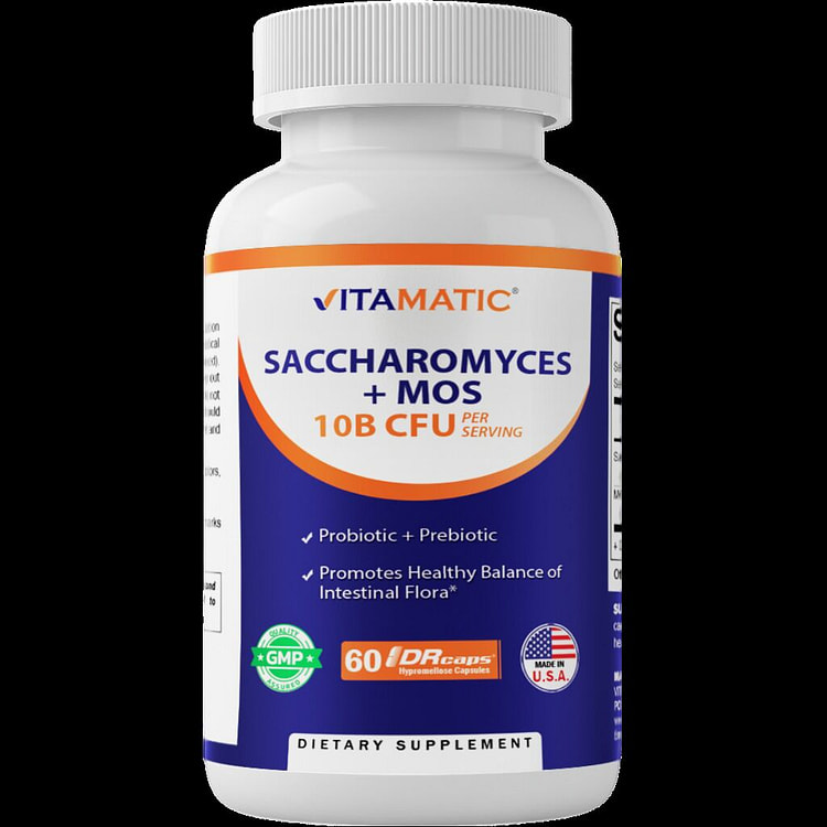 Saccharomyces Boulardii + Yeast Extract 300 mg- 60