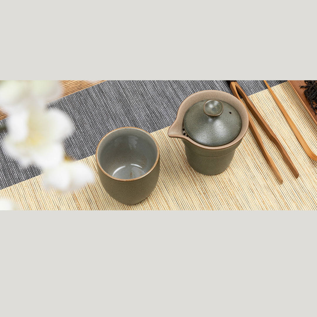 China [Tianfu Tea] Beau Japanese Style Rough Ceramic Sipping