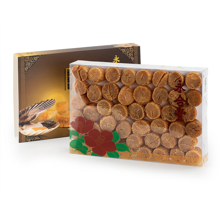 Japanese Hokkaido Dried Scallop M Gift Box 1Lb/Box 1 each