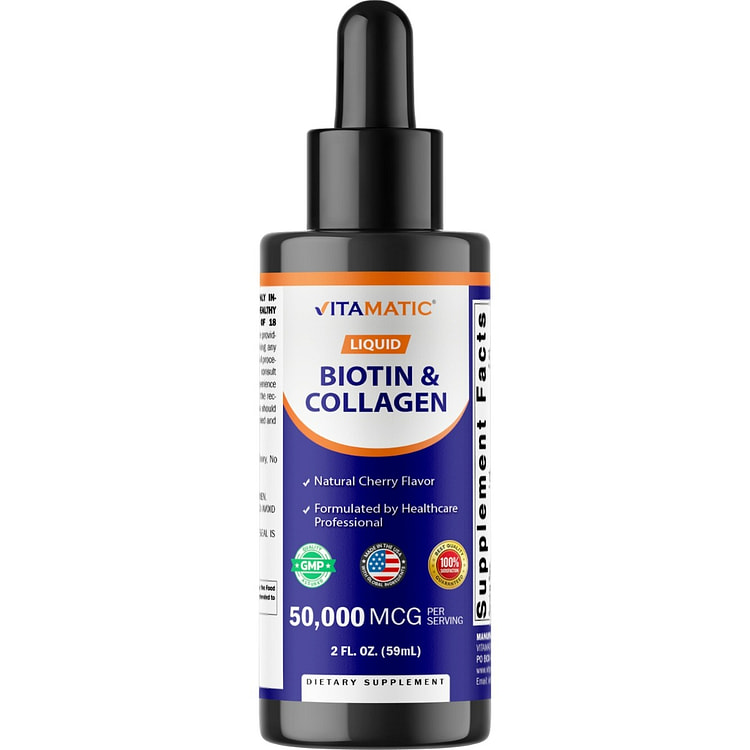 Biotin & Hydrolyzed Collagen Liquid