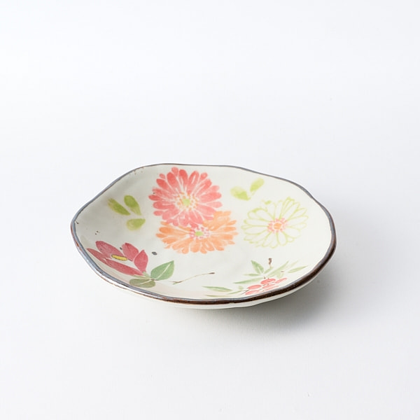 Chợ gốm Mino Ware: Đĩa Four Seasons 5 inch (Mùa đông)
