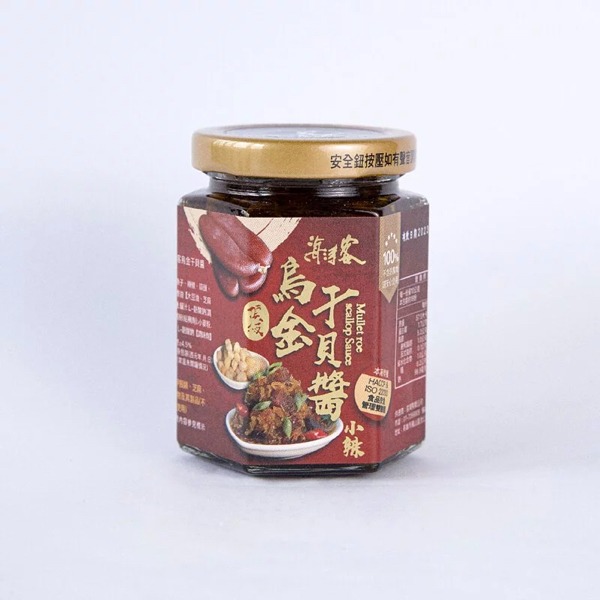 臺灣【海濤客】頂級烏金乾貝醬 180 克