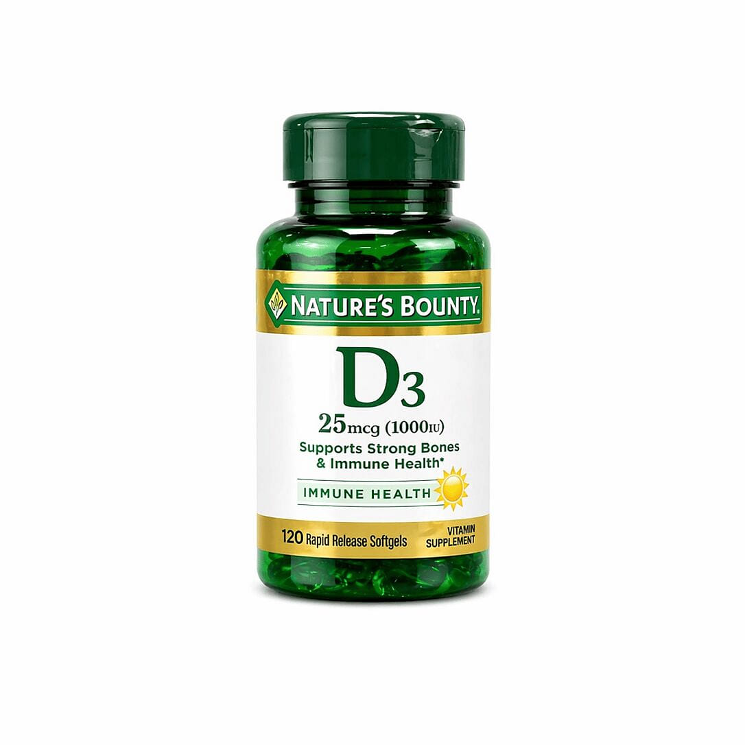 Vitamin D3 1000 IU Softgels, 120 Count 1 bottle