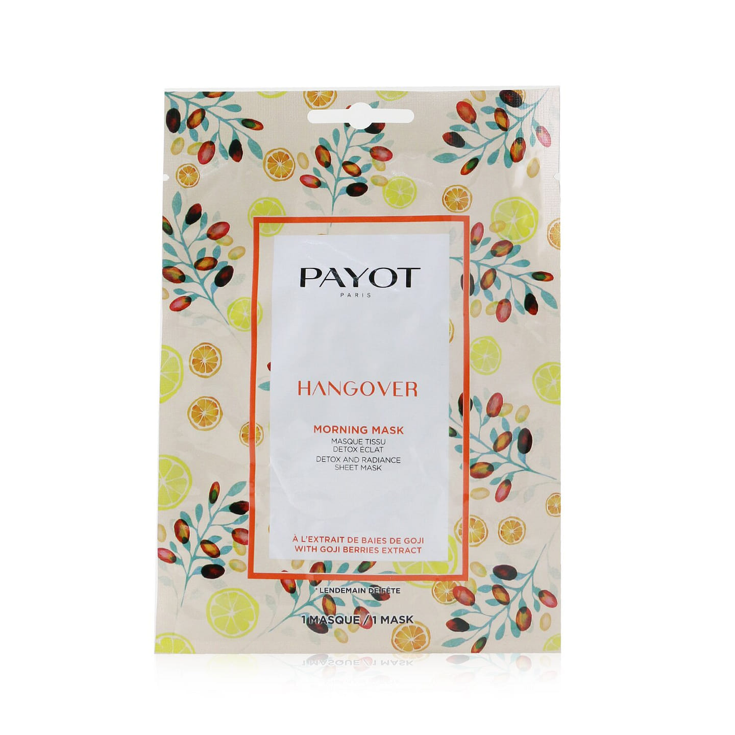 Payot Morning Mask (Hangover) – Detox & Radiance Sheet Mask 15pcs 15 each
