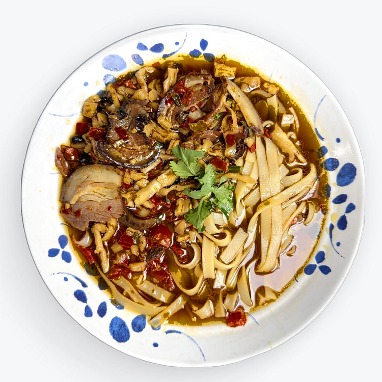 萝卜干腊肉汤粉（扁粉）