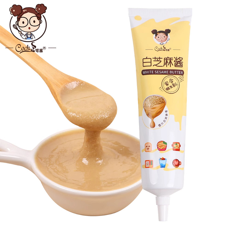 可茜 白芝麻酱原味无添加面包调味酱 85g*1支