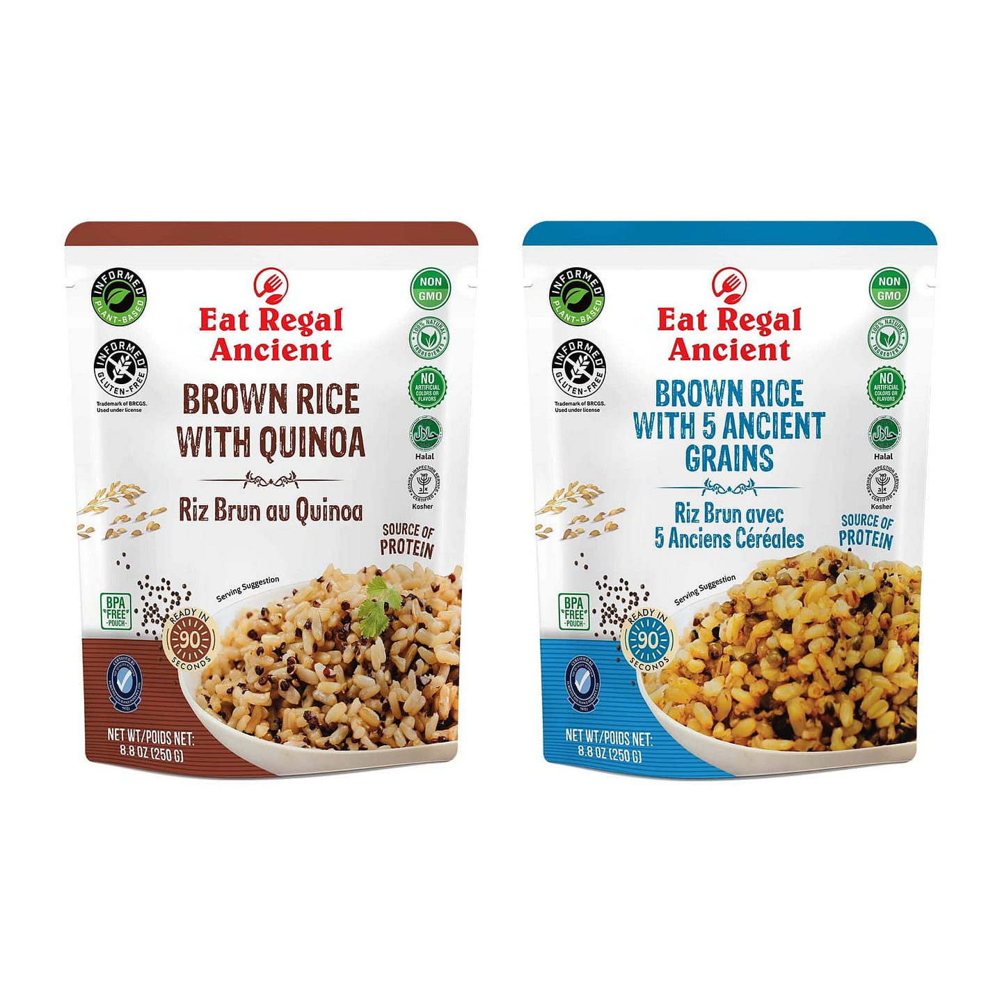 Eat Regal Quinoa & Ancient Grains Rice, Pack of 12 8.8 oz