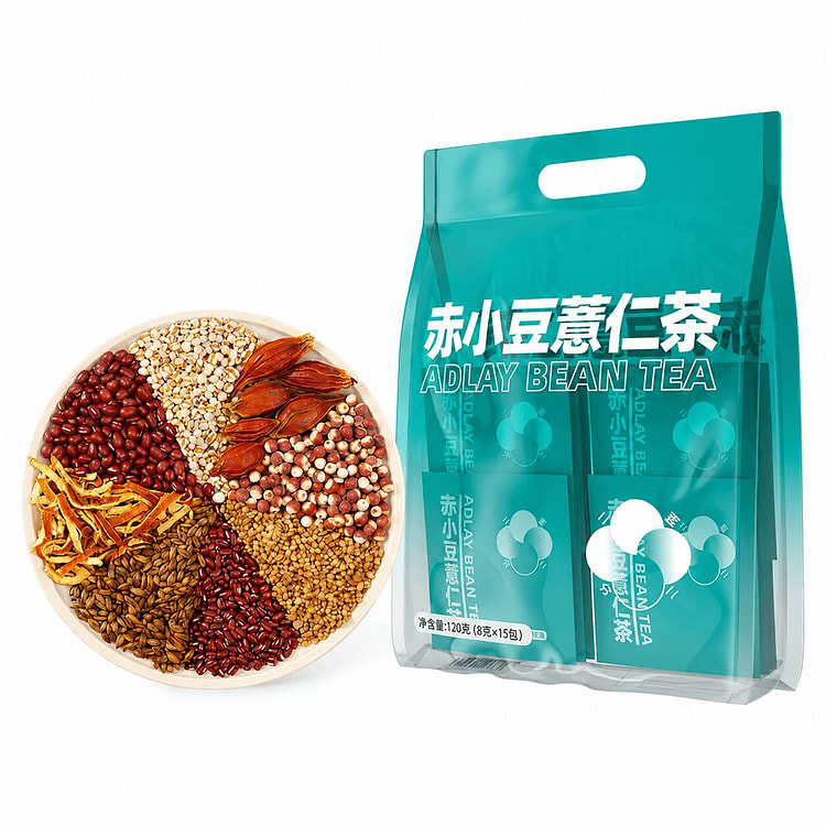 Red Adzuki Bean Coix Seed Herbal Tea Healthy Tea