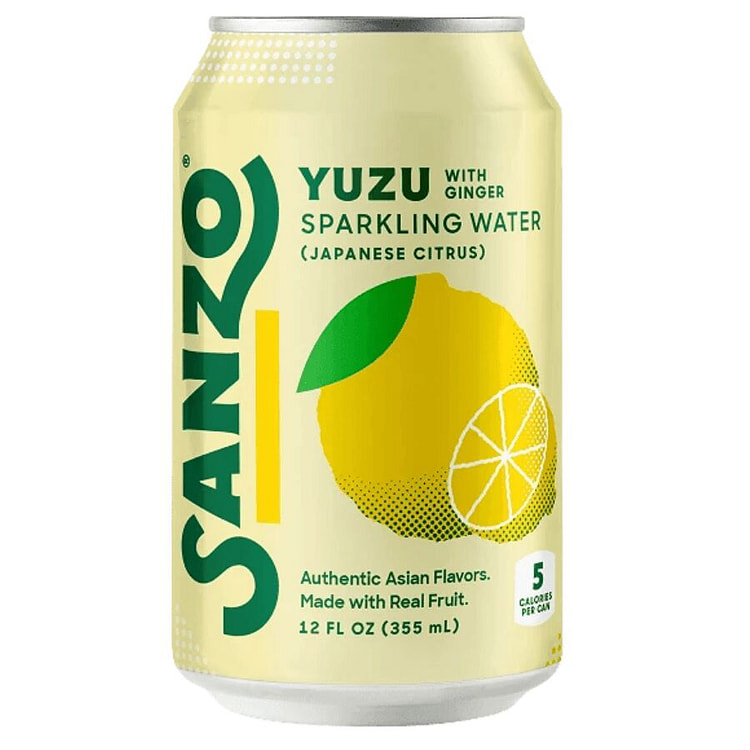 Sanzo Yuzu with Ginger Sparkling Water 1 each