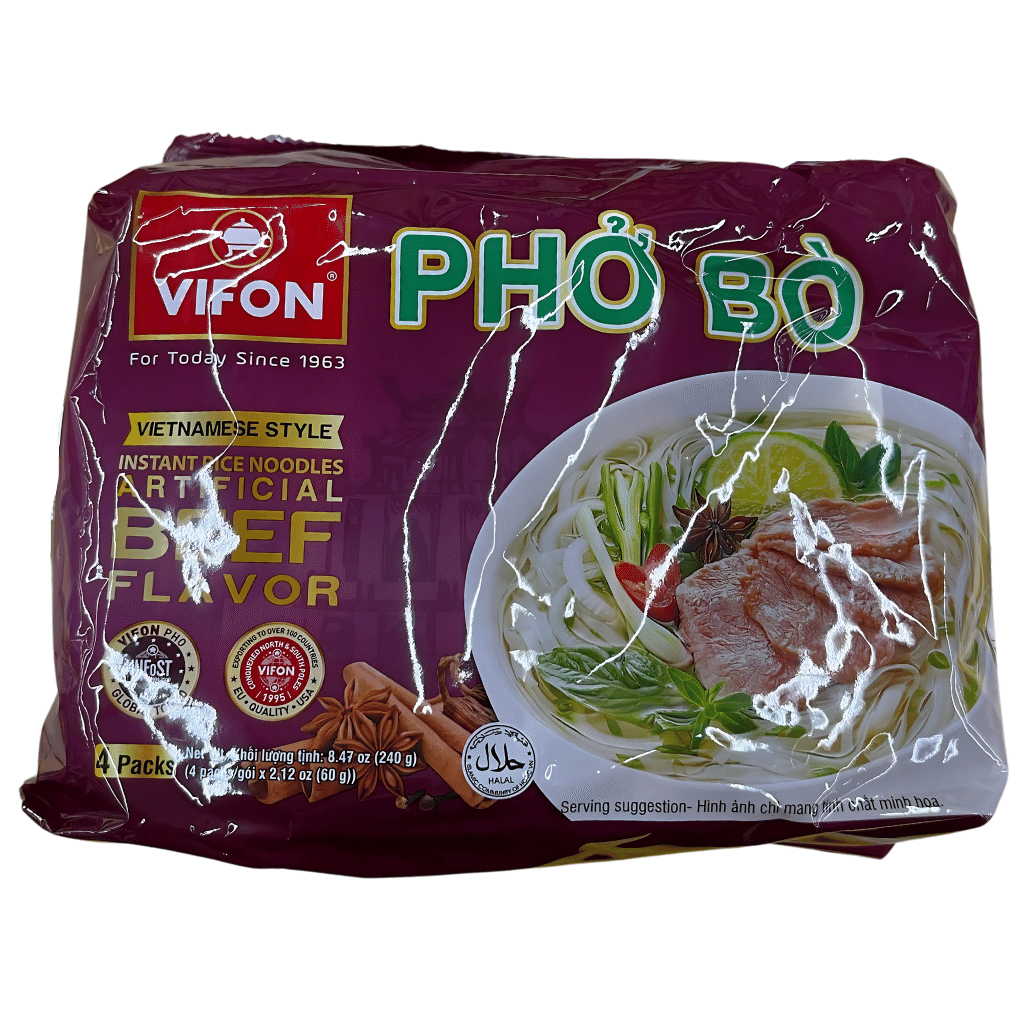 Vifon Beef Noodle 2.12oz pack of 4 1 each