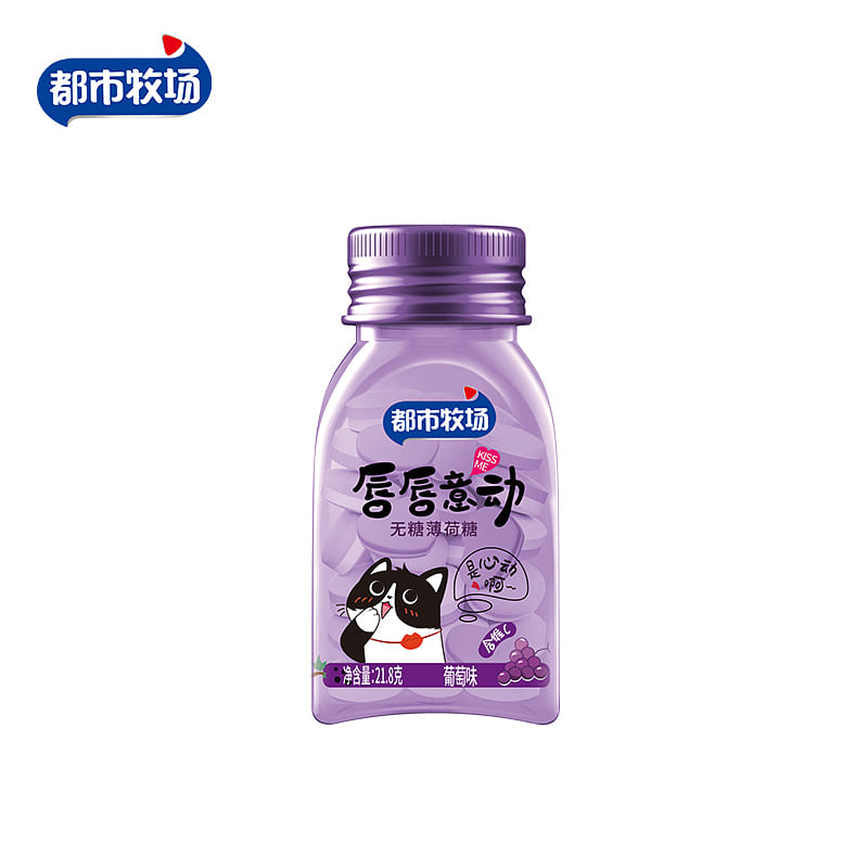 lozenges Kissing Sugar Grape 21.8g * 1 Bottle 21.8 g