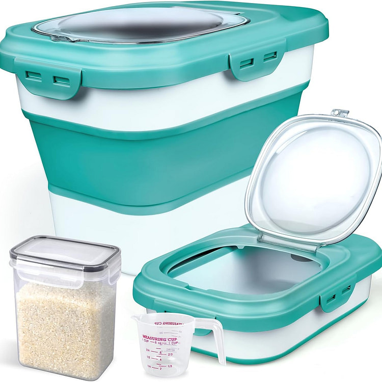Collapsible Rice Storage Container 6-20 Lbs 1 pack