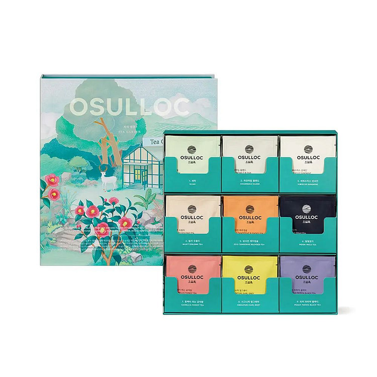 OSULLOC Jeju Tea Garden 9-flavor Tea Gift Set 1 each