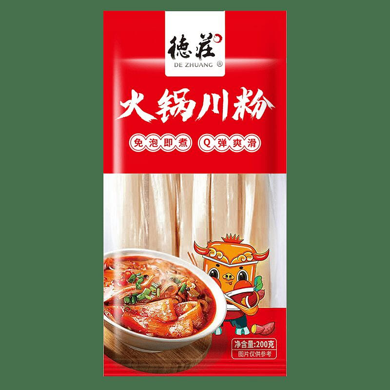德庄宽粉火锅食材川粉条 200g*1袋装 200 克