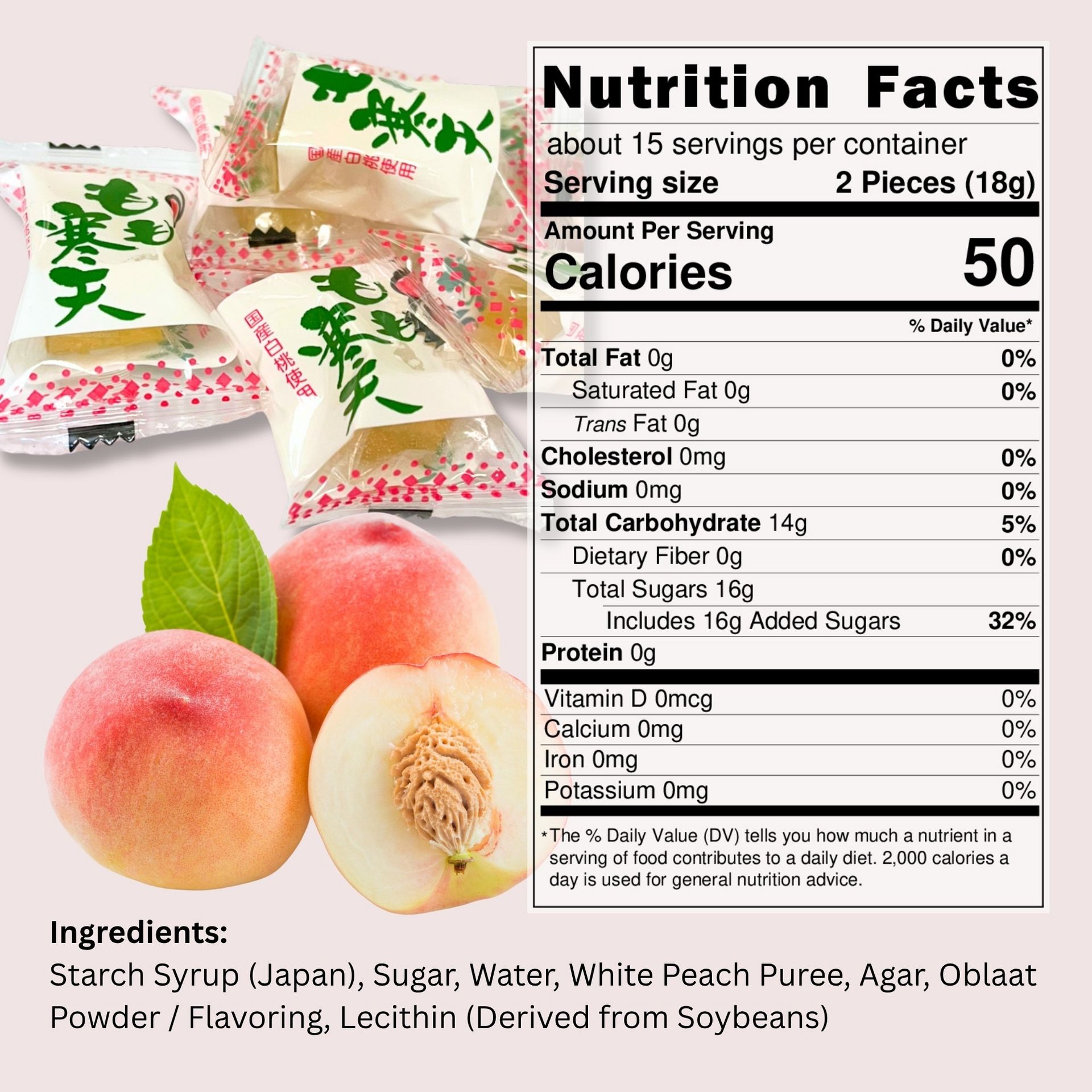 Get Peach Mochi Candy Delivered | Weee! Asian Market