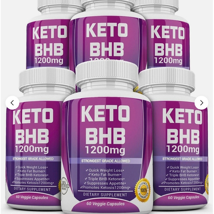 6 X KETO BHB 1200mg PURE Ketone FAT BURNER Weight 6 bottle