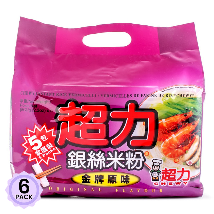 超力牌 银丝米粉 11.5 盎司*6 包