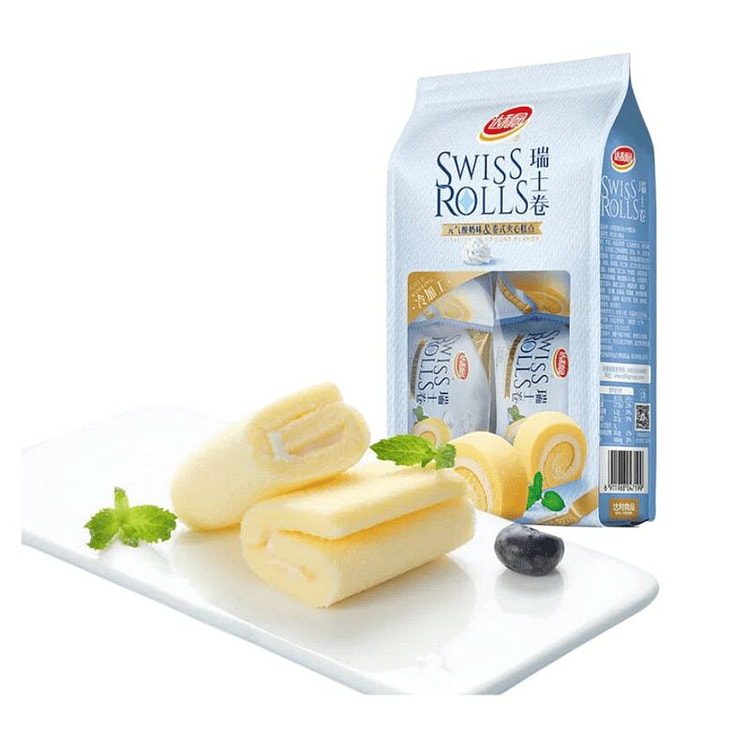 Swiss roll yogurt flavor