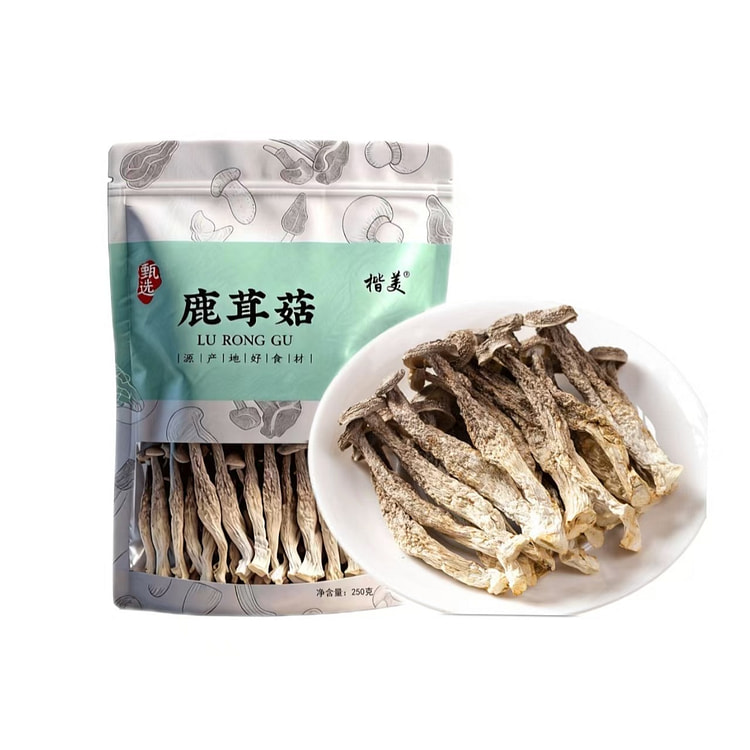 楷美鹿 茸菇鹿耳菇菌菇脆菇干货 250g*1袋 250 克