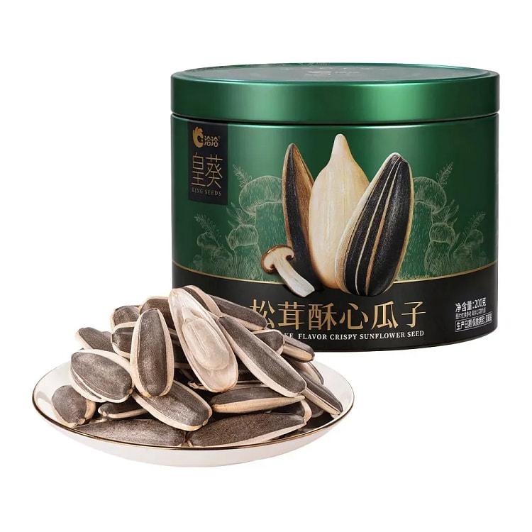 Qiaqia Royal Pine Mushroom Crispy Sunflower Seeds 200 g