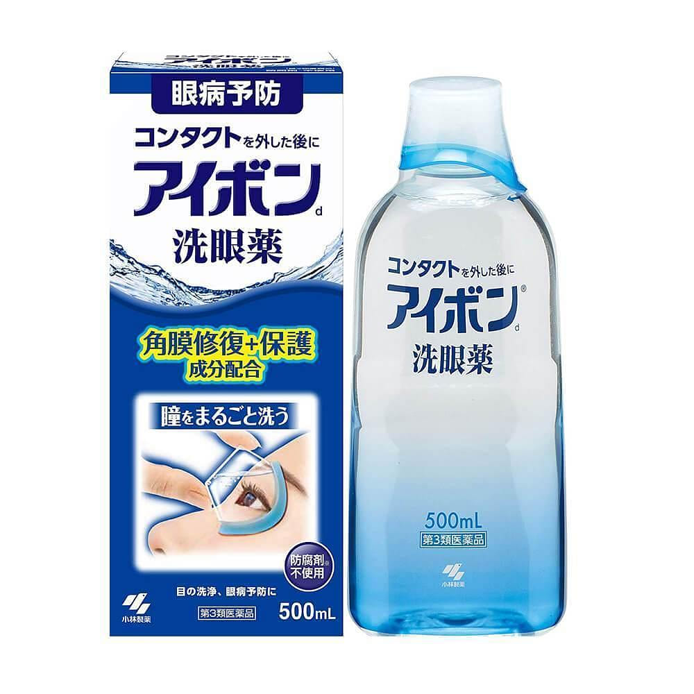KOBAYASHI Aibon Vitamin Premium Eyewash 500ml Blue 500 ml
