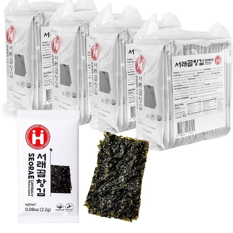 서래곱창김 20팩(44g) * 4팩 = 176g (도시락김, 곱창김 ) 20 개*4 팩