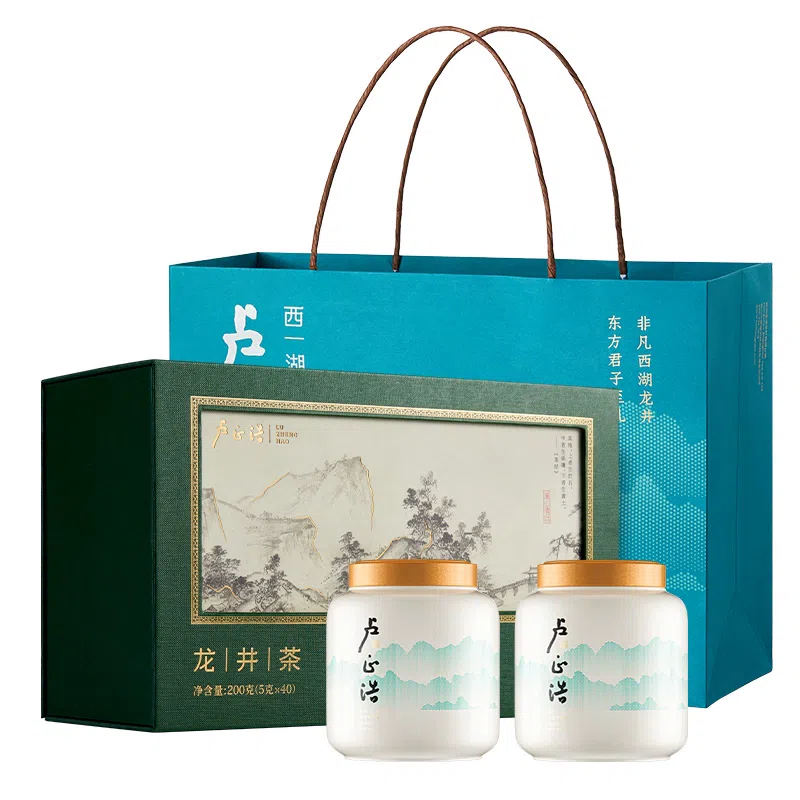 Luzhenghao Super Dragon Well Green Tea 200g*Box 200 g
