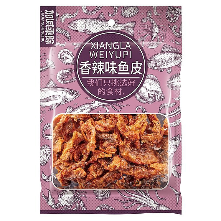 Spicy Cod Fish Skin 82g 82 g