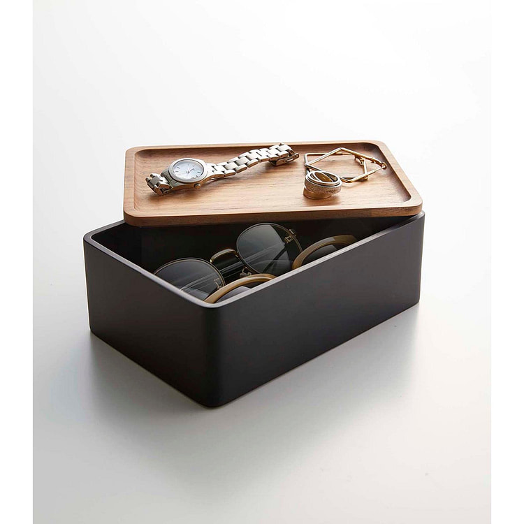 配件盒 - 宝丽石胡桃木