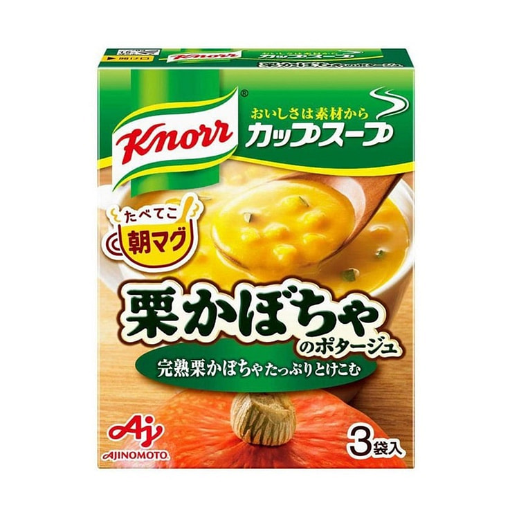 Ajinomoto Instant Soup Chestnut Pumpkin Soup 3 Packs