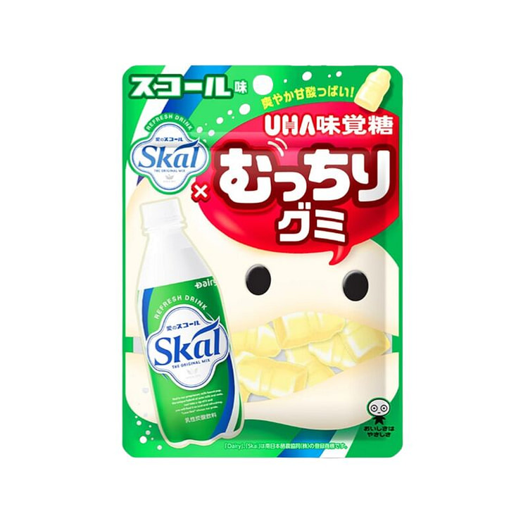 Mikakuto Mocchiri Gummy Skal Soda Flavor 64g
