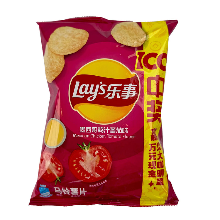 Lay's potato chips-Mexican tomato chicken flavor 70 g