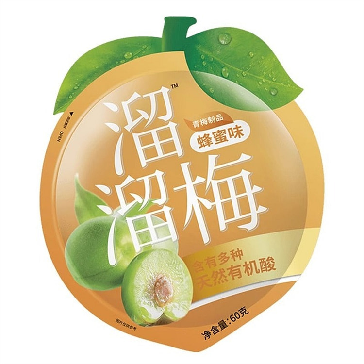 溜溜梅 蜂蜜味青梅 果脯爆款零食60g/袋 1 包